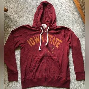47 Brand Iowa State Vintage Zip Sweatshirt